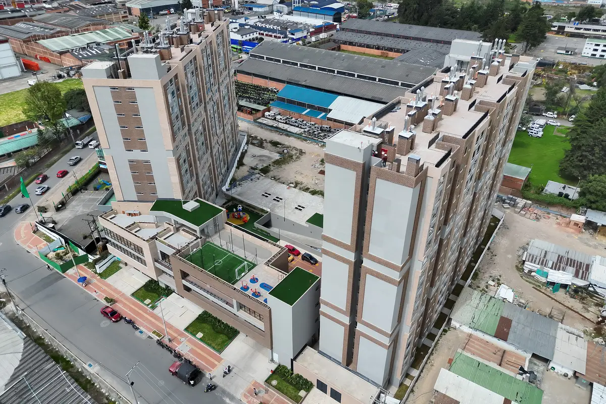 Foto del proyecto Senderos de Fontibón en avance de obra junio de 2026