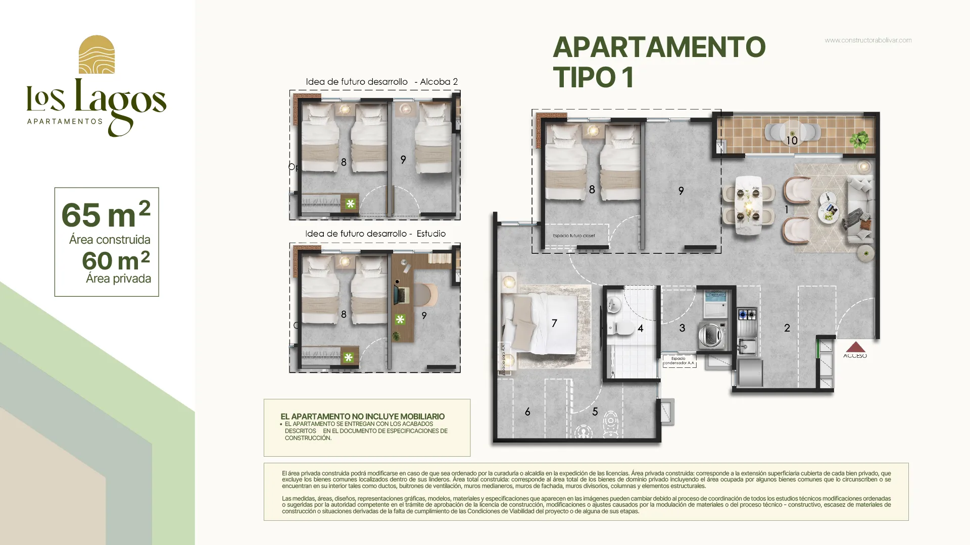 Apartamento tipo 65