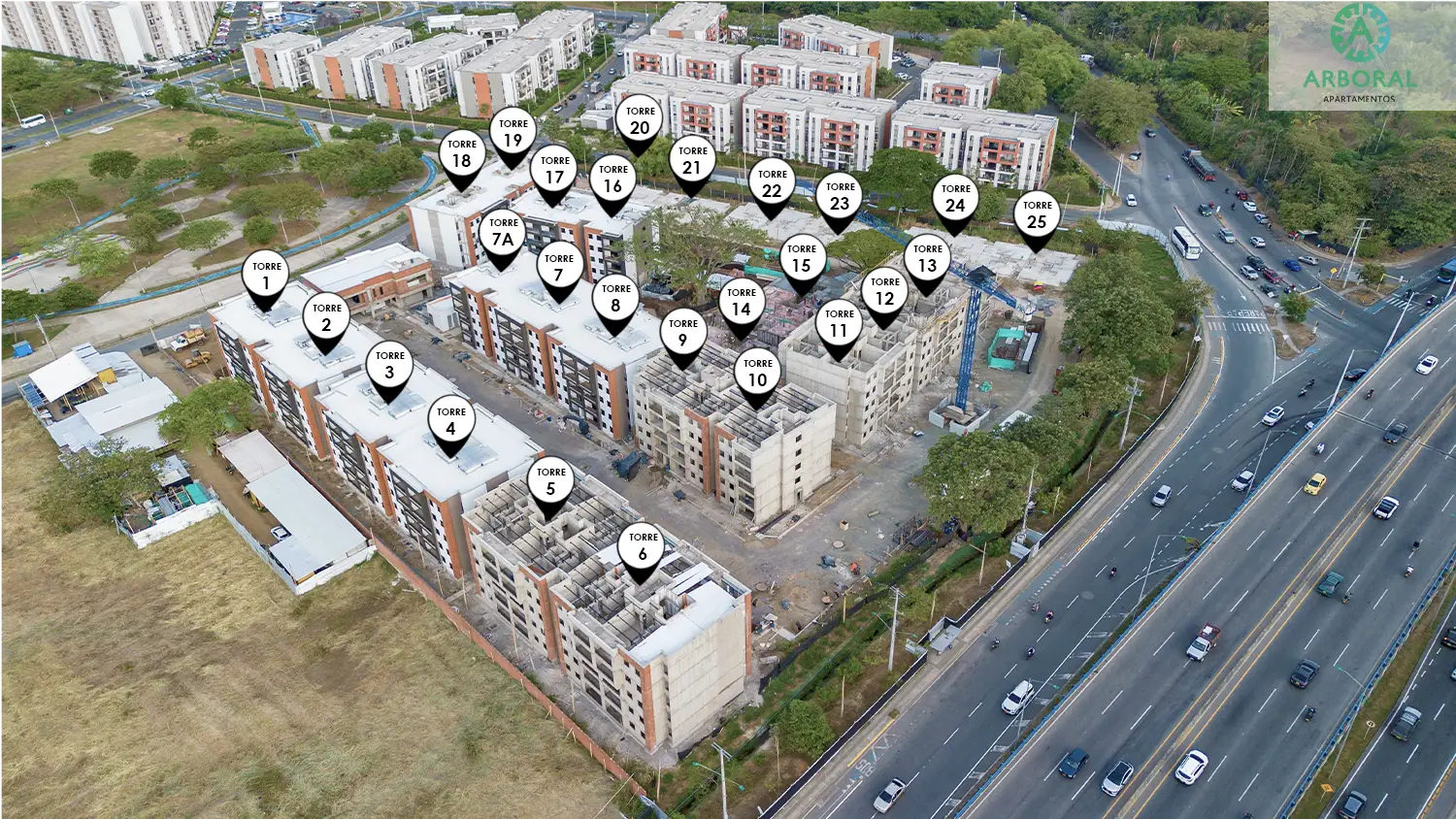 Foto del proyecto Arboral en avance de obra julio de 2026
