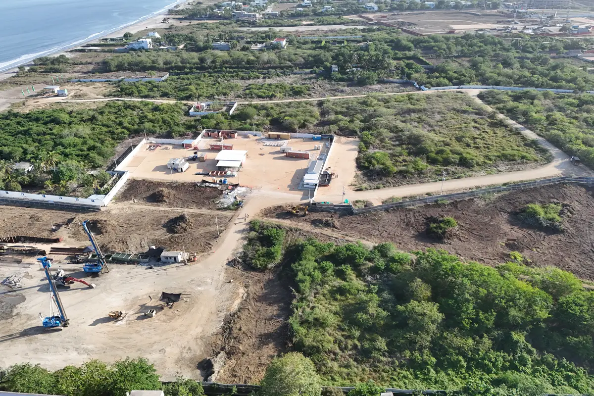 Foto del proyecto Ísola Praia en avance de obra agosto 2026