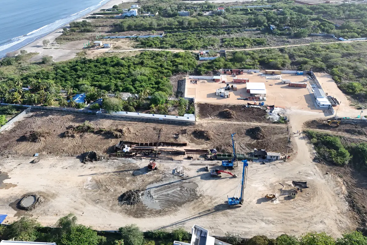 Foto del proyecto Ísola Praia en avance de obra agosto 2026