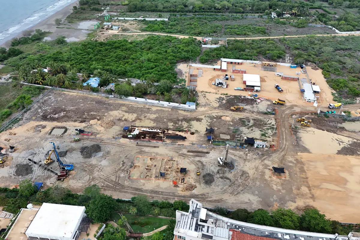 Foto del proyecto Ísola Praia en avance de obra septiembre 2026