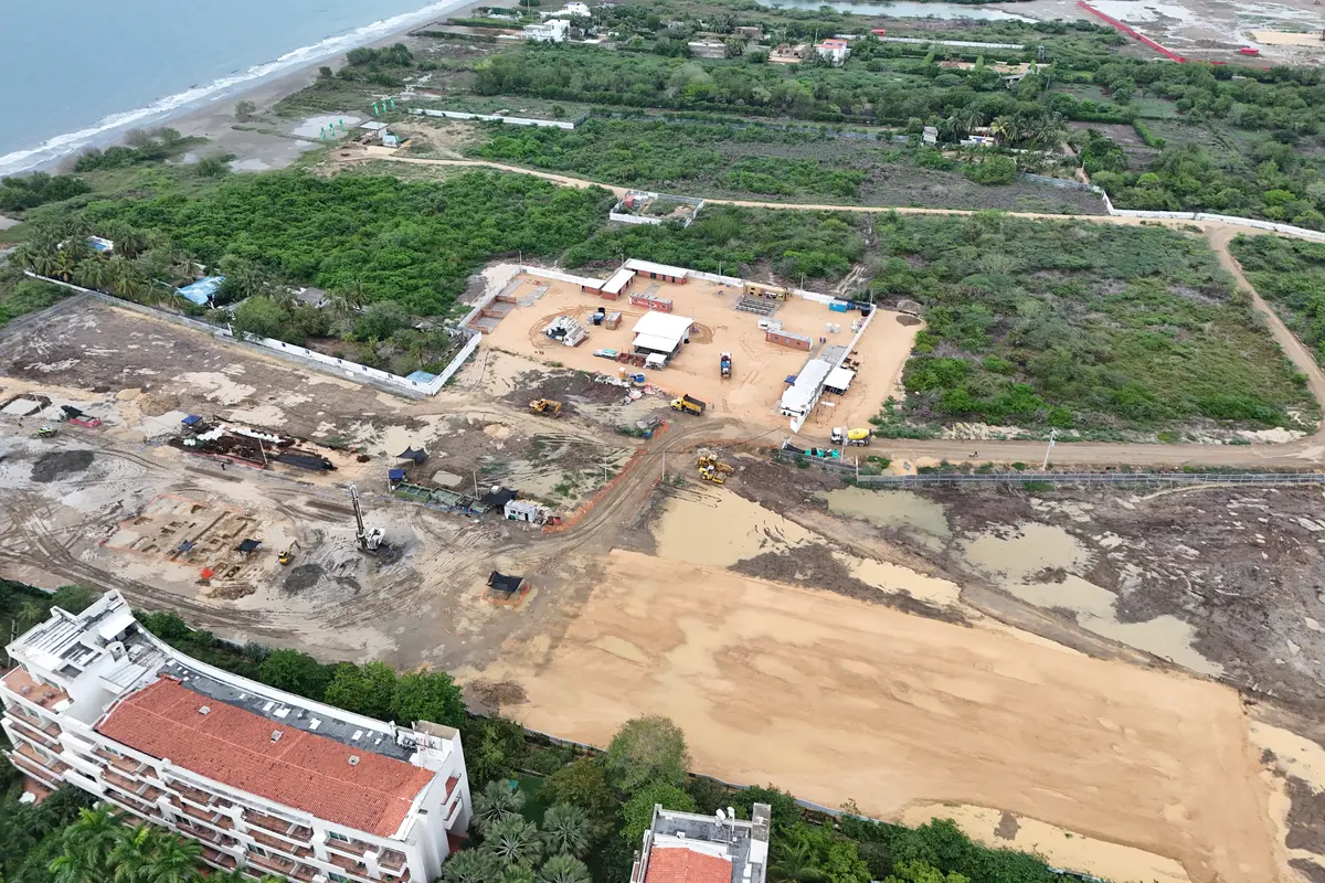 Foto del proyecto Ísola Praia en avance de obra septiembre 2026