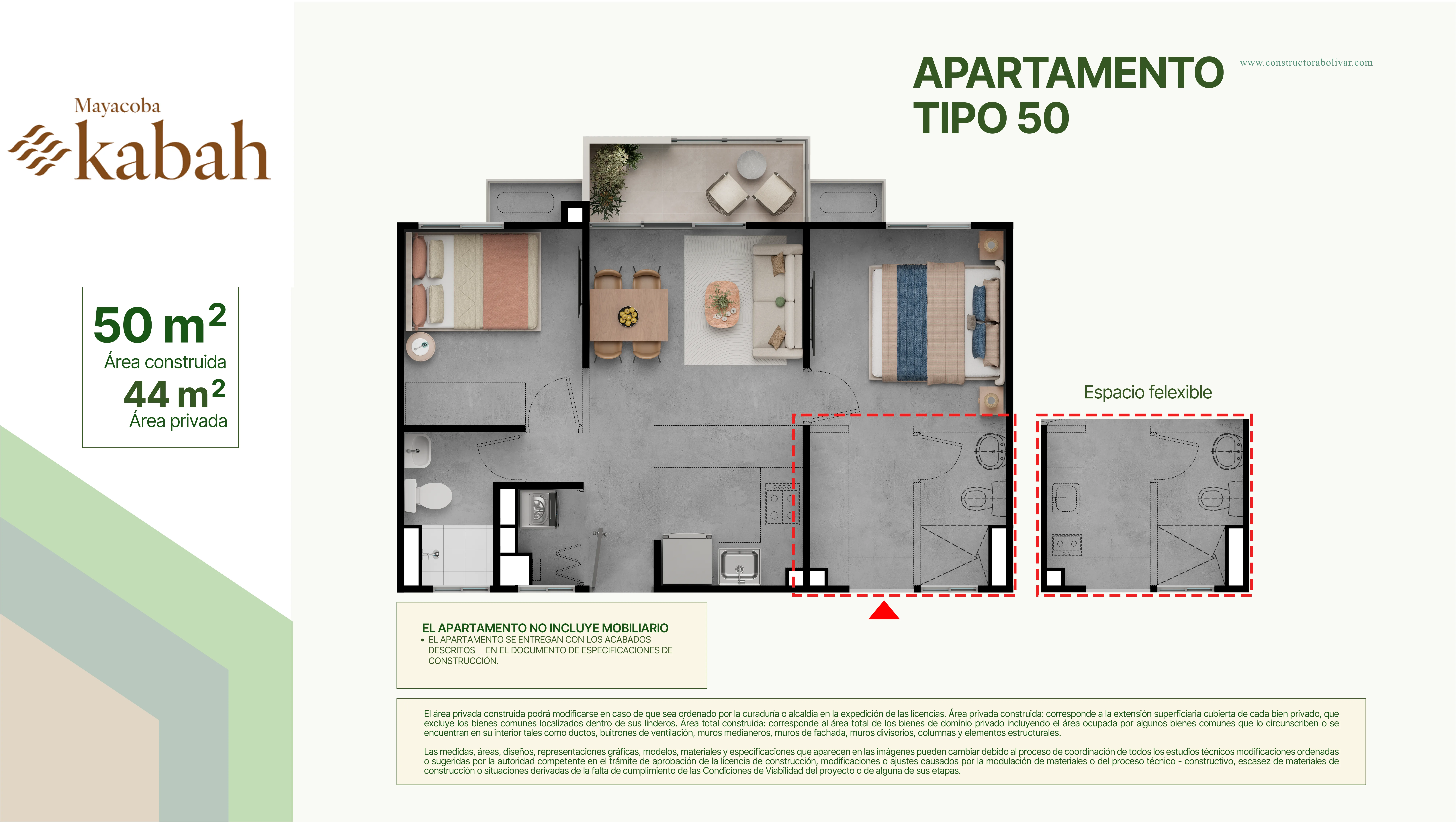 Apartamento tipo 50