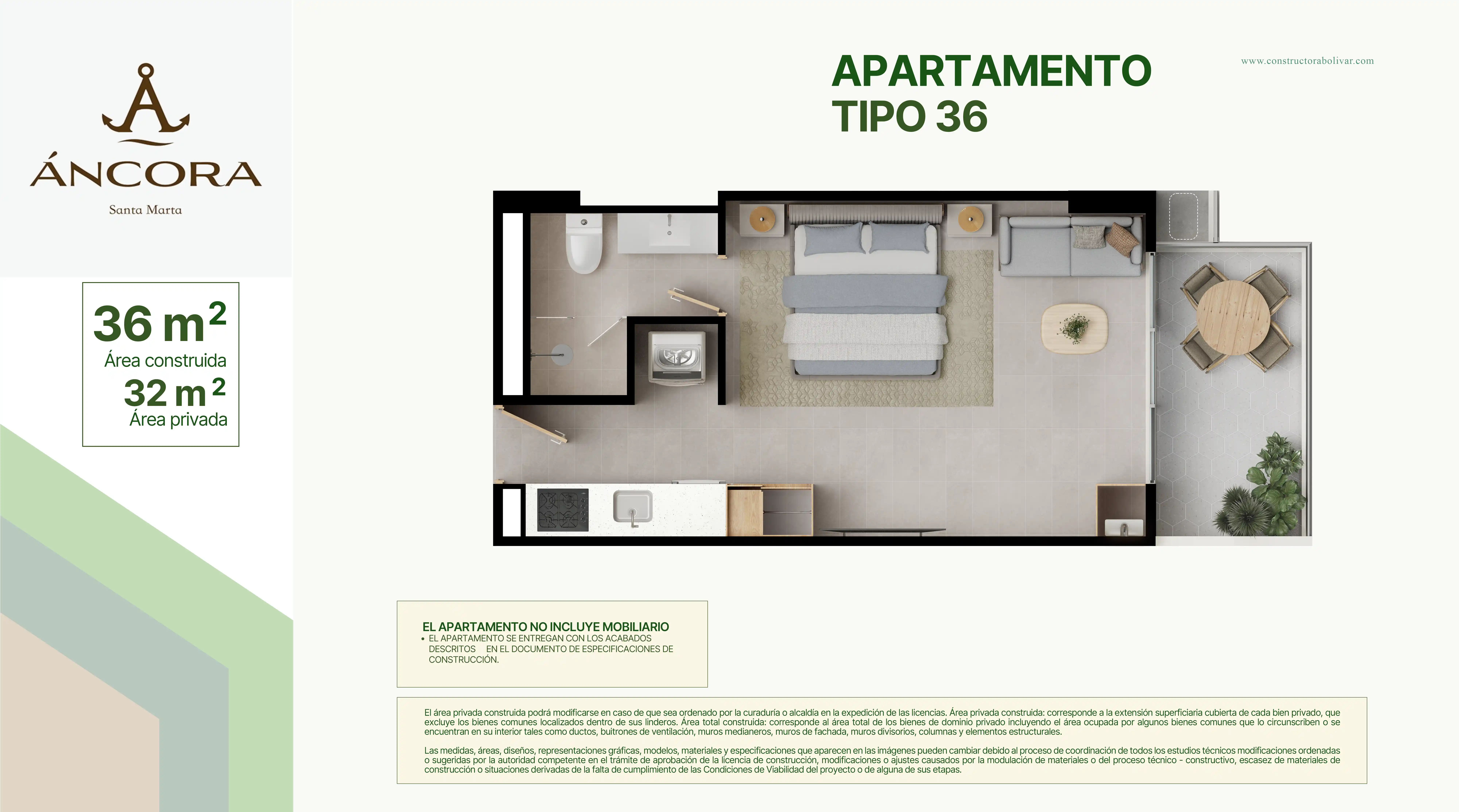 Apartamento tipo 36