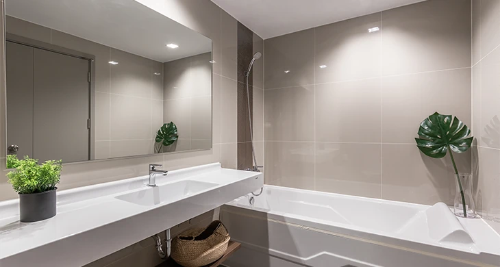 Diseño moderno de baño